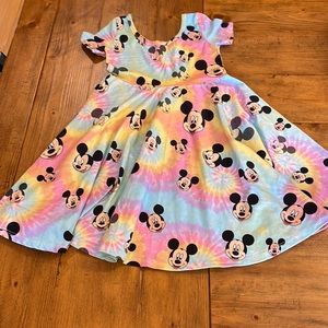 Wild Rich Kids • Mickey Tie Dye Twirl • Size 7/8 • EUC